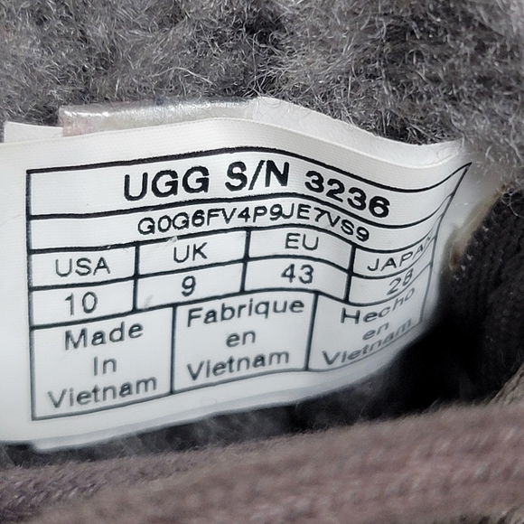 UGG Neumel Charcoal Men's Suede Low Chukka Boots. - Picture 8 of 11